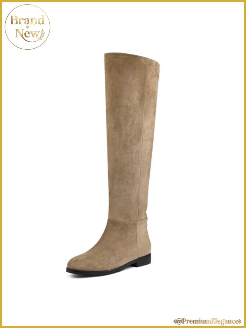HEIFIN Suede 3-Way Wear Knee High Boots Convertible Fold Over Slouchy Comfort